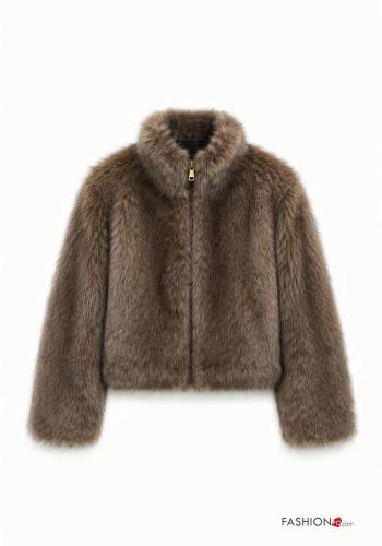 Cappotto in Pelliccia ecologica - ph 1