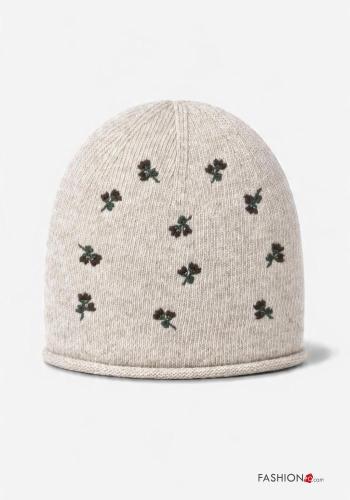 Casquette en Mélange de Laine
