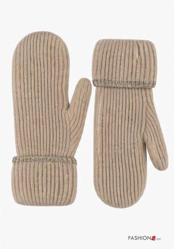 Gants en Mélange de Laine