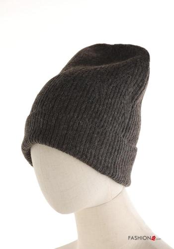 Casquette en Mélange de Laine