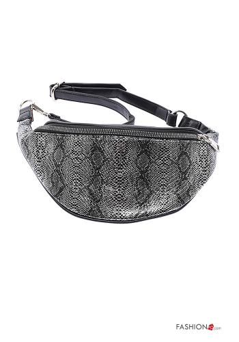 Bolso Estampado animal con cremallera con Riñonera