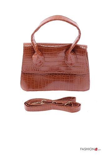 Mock croc Bag with shoulder strap