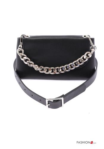 Belt with wallet with chain