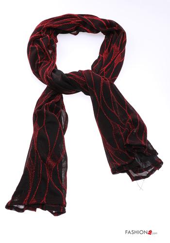 Abstrakte Muster Lurex Schal - ph 1