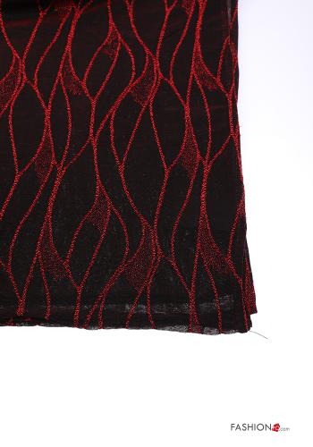 Abstrakte Muster Lurex Schal - ph 3
