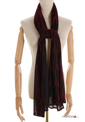 Abstrakte Muster Lurex Schal - ph 4