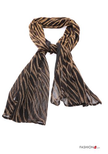Abstract print lurex Scarf - ph 1