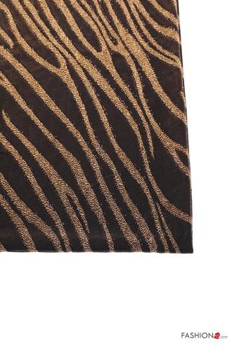 Abstract print lurex Scarf - ph 3