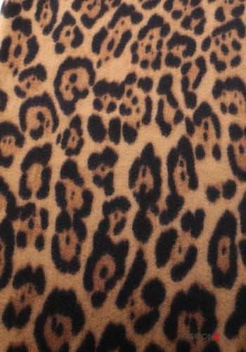 Sciarpa Fantasia animalier con frange - ph 2