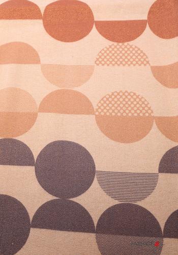 Geometric pattern Scarf with fringe - ph 2