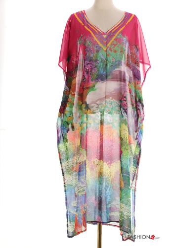 Vestido playero Estampado Artístico - ph 1