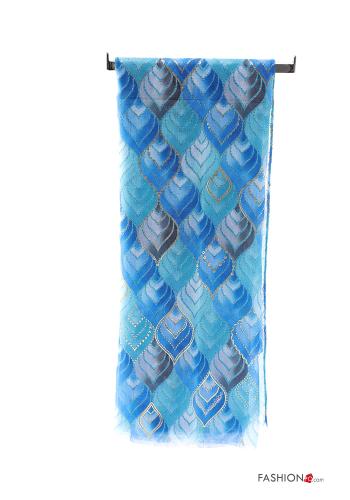 Optical-print lurex Scarf - ph 2