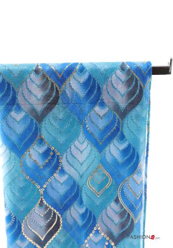 Optical-print lurex Scarf - ph 3