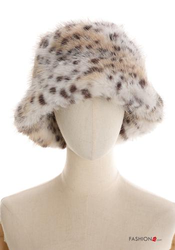Cappello pelliccia sintetica Fantasia animalier - ph 1
