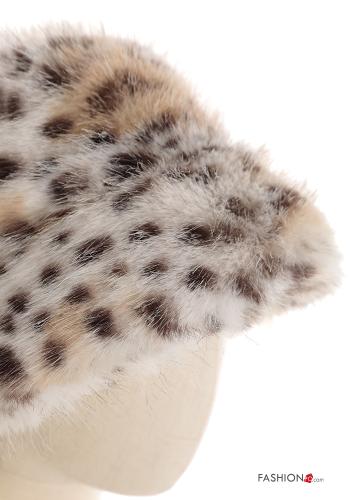 Cappello pelliccia sintetica Fantasia animalier - ph 3