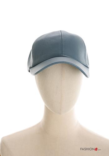 Kunstleder Mütze