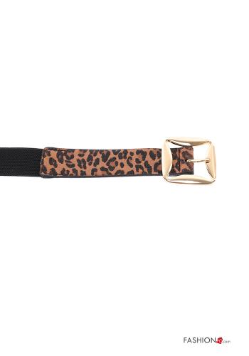 Ceinture Imprimé animalier avec élastique
