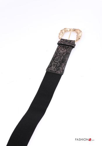 Ceinture avec boucle Imprimé animalier avec élastique - ph 2
