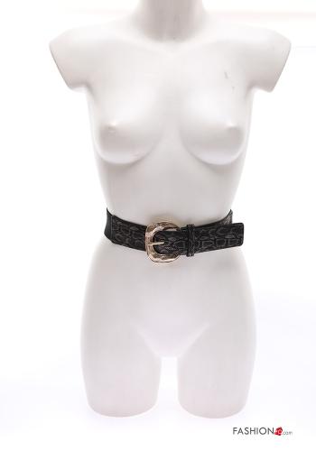 Ceinture avec boucle Imprimé animalier avec élastique - ph 4
