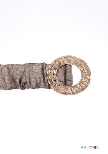 Gürtel mit Strasssteinen mit gummizug - ph 1