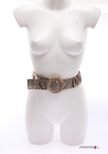 Gürtel mit Strasssteinen mit gummizug - ph 4