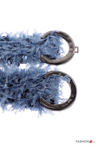 Belt with sequins with feathers - ph 3