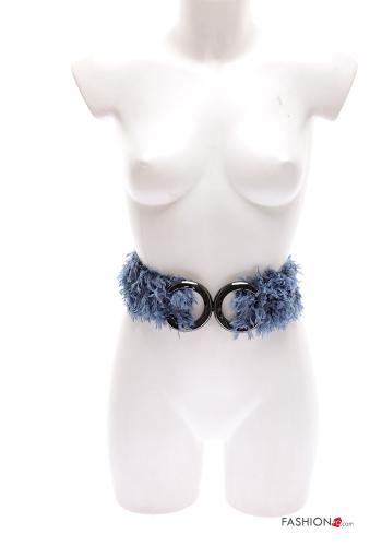 Belt with sequins with feathers - ph 4