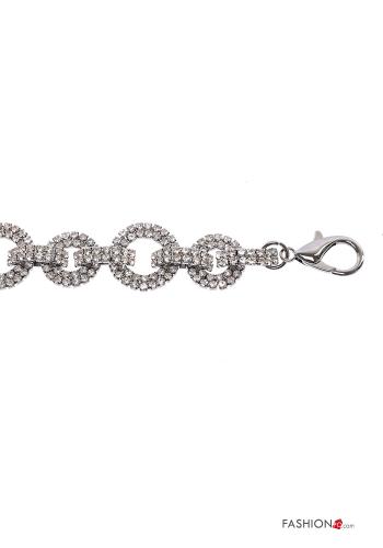 verstellbarer Gürtel mit Strasssteinen - ph 1