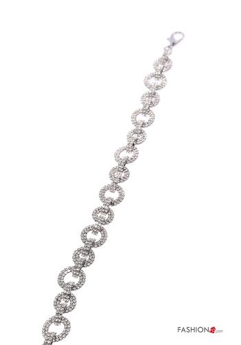 verstellbarer Gürtel mit Strasssteinen - ph 2