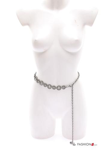 verstellbarer Gürtel mit Strasssteinen - ph 4