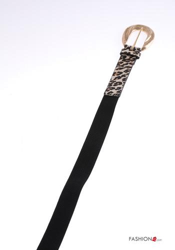 Cintura con fibbia Fantasia animalier con elastico - ph 2