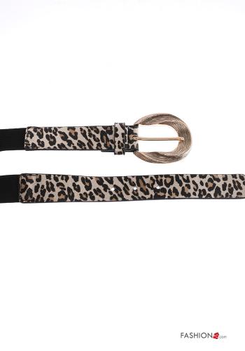 Cintura con fibbia Fantasia animalier con elastico - ph 3