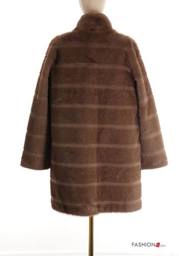 Cappotto in Pelliccia ecologica pelliccia sintetica - ph 2