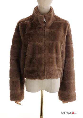 Bomber con zip