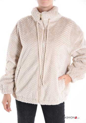 Jacket Rollneck with zip with pockets - ph 1