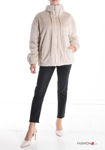 Jacket Rollneck with zip with pockets - ph 6