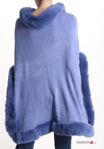 faux fur Poncho - ph 2