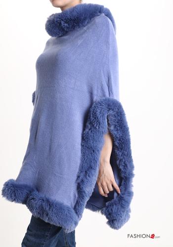 faux fur Poncho - ph 3