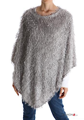 Poncho with fringe - ph 1