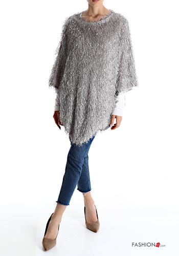 Poncho with fringe - ph 5