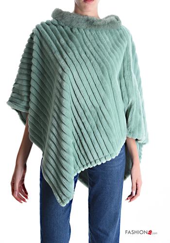 faux fur Poncho - ph 1