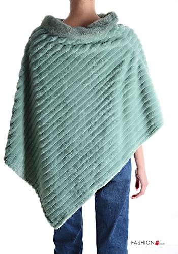 faux fur Poncho - ph 2