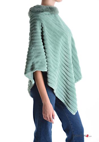 faux fur Poncho - ph 3