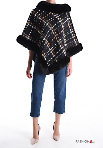 Poncho fourrure synthétique - ph 5