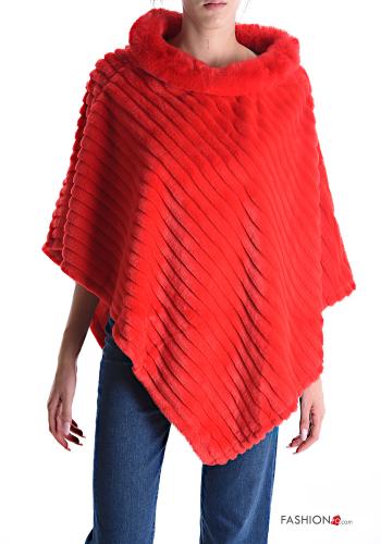 Poncho pelliccia sintetica - ph 1