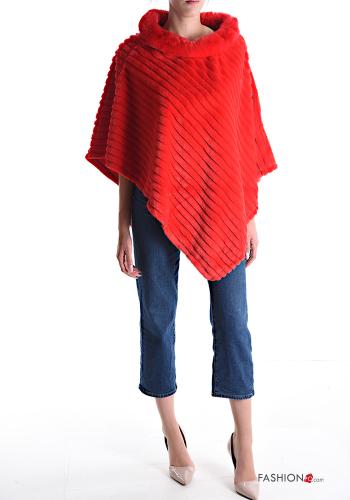 Poncho pelliccia sintetica - ph 5