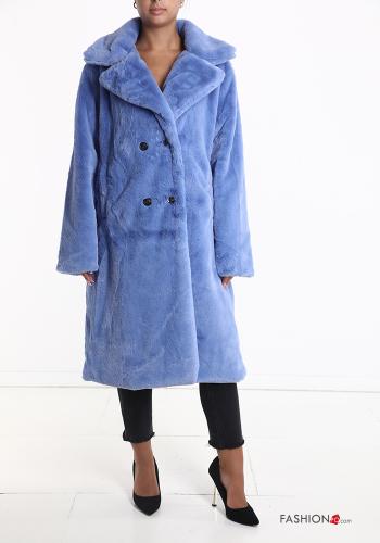 doppelreihig Jacke mit Taschen mit Futter - ph 1