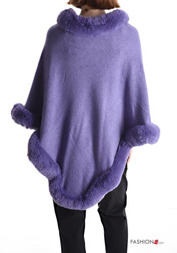 faux fur Poncho - ph 2