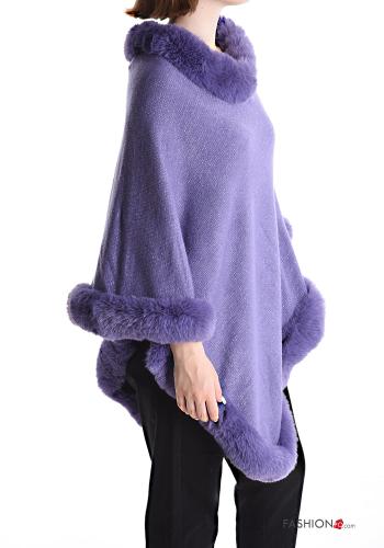 faux fur Poncho - ph 3