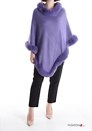 faux fur Poncho - ph 5